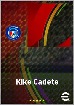 Kike Cadete eFootball 2026 player card, 67 OVR LB