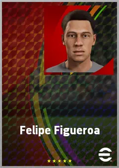 Felipe Figueroa eFootball 2026 player card, 63 OVR LWF