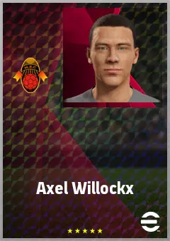Axel Willockx eFootball 2026 player card, 64 OVR GK
