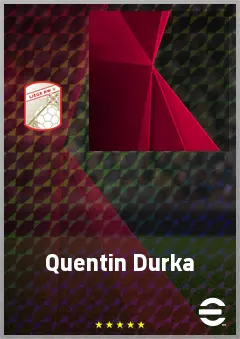 Quentin Durka eFootball 2026 player card, 64 OVR GK