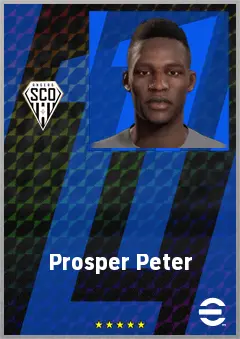 Prosper Peter eFootball 2026 player card, 69 OVR CF