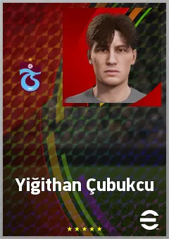 Yiğithan Çubukcu eFootball 2026 player card, 59 OVR CMF