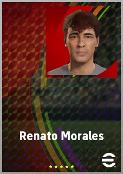 Renato Morales eFootball 2026 player card, 61 OVR CMF