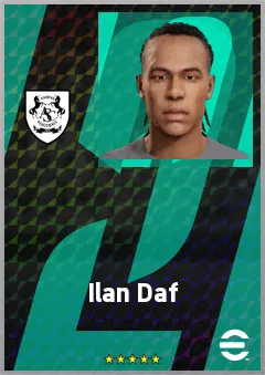 Ilan Daf eFootball 2026 player card, 60 OVR CMF