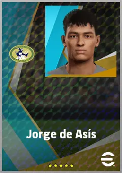 Jorge de Asís eFootball 2026 player card, 65 OVR CF