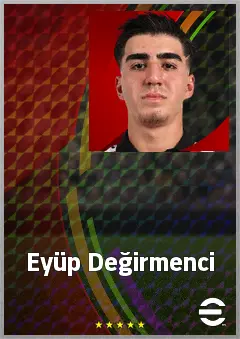 Eyüp Değirmenci eFootball 2026 player card, 60 OVR DMF