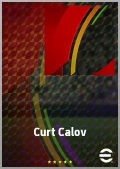 Curt Calov eFootball 2026 player card, 64 OVR CMF