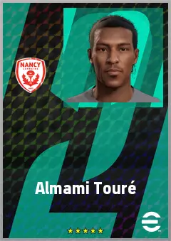 Almami Touré eFootball 2026 player card, 61 OVR GK