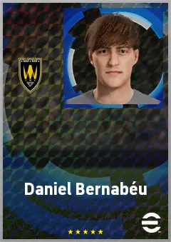 Daniel Bernabéu eFootball 2026 player card, 61 OVR CB