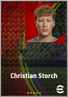 Christian Storch eFootball 2026 player card, 60 OVR CB