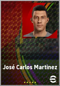 José Carlos Martinez eFootball 2026 player card, 66 OVR CF
