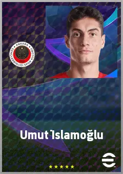 Umut İslamoğlu eFootball 2026 player card, 61 OVR CB