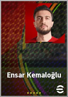 Ensar Kemaloğlu eFootball 2026 player card, 67 OVR CMF