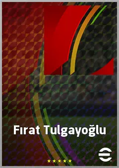Fırat Tulgayoğlu eFootball 2026 player card, 63 OVR CF