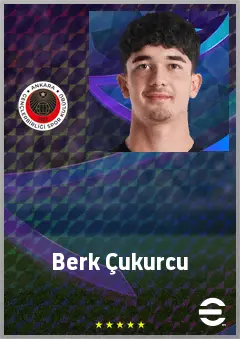 Berk Çukurcu eFootball 2026 player card, 62 OVR GK