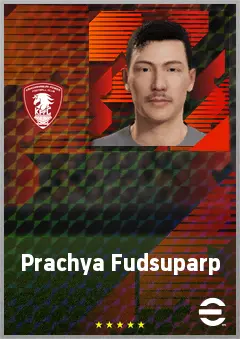 Prachya Fudsuparp eFootball 2026 player card, 63 OVR CB