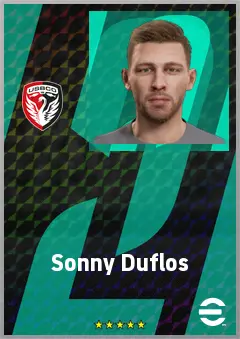 Sonny Duflos eFootball 2026 player card, 63 OVR RB