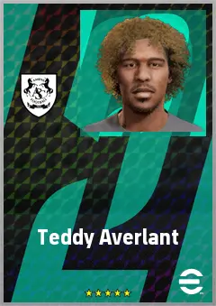 Teddy Averlant eFootball 2026 player card, 68 OVR RMF