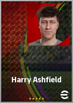 Harry Ashfield eFootball 2026 player card, 59 OVR CMF