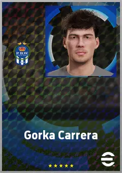 Gorka Carrera eFootball 2026 player card, 69 OVR CF