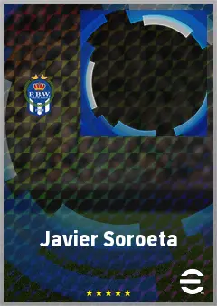 Javier Soroeta eFootball 2026 player card, 60 OVR CF