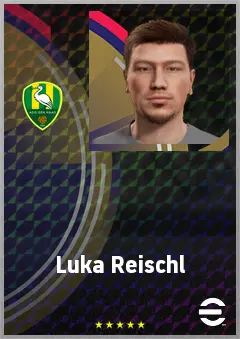 Luka Reischl eFootball 2026 player card, 69 OVR CF