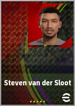 Steven van der Sloot eFootball 2026 player card, 68 OVR RB