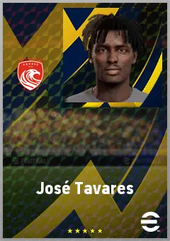 José Tavares eFootball 2026 player card, 63 OVR CMF