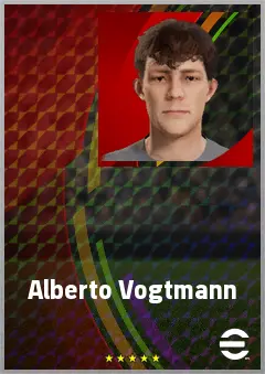Alberto Vogtmann eFootball 2026 player card, 60 OVR LB