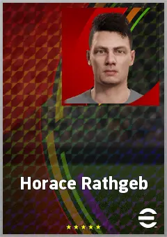 Horace Rathgeb eFootball 2026 player card, 59 OVR CB