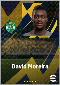 David Moreira eFootball 2026 player card, 68 OVR CB