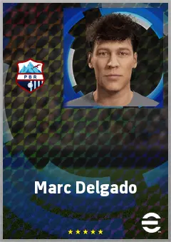 Marc Delgado eFootball 2026 player card, 61 OVR CMF