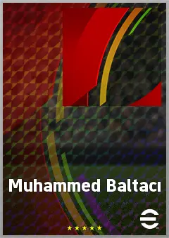 Muhammed Baltacı eFootball 2026 player card, 60 OVR AMF