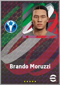 Brando Moruzzi eFootball 2026 player card, 62 OVR LB