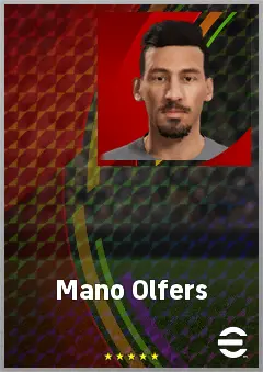 Mano Olfers eFootball 2026 player card, 63 OVR CB