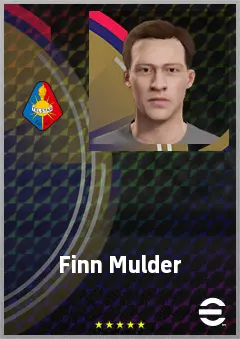 Finn Mulder eFootball 2026 player card, 61 OVR GK