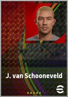 J. van Schooneveld eFootball 2026 player card, 60 OVR CB
