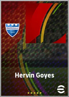 Hervin Goyes eFootball 2026 player card, 65 OVR LB