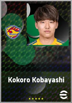 Kobayashi Kokoro eFootball 2026 player card, 67 OVR CF