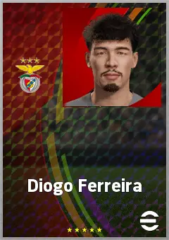 Diogo Ferreira eFootball 2026 player card, 63 OVR GK