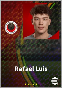 Rafael Luís eFootball 2026 player card, 65 OVR DMF
