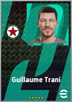 Guillaume Trani eFootball 2026 player card, 64 OVR AMF