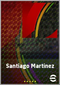 Santiago Martínez eFootball 2026 player card, 63 OVR DMF