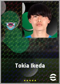 Ikeda Tokia eFootball 2026 player card, 61 OVR LWF
