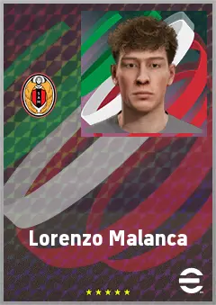 Lorenzo Malanca eFootball 2026 player card, 64 OVR CB