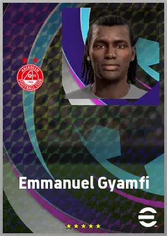 Emmanuel Gyamfi eFootball 2026 player card, 68 OVR LB