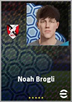 Noah Brogli eFootball 2026 player card, 61 OVR GK