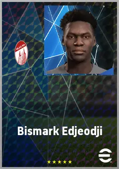 Bismark Edjeodji eFootball 2026 player card, 65 OVR CF