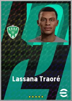 Lassana Traoré eFootball 2026 player card, 64 OVR LB
