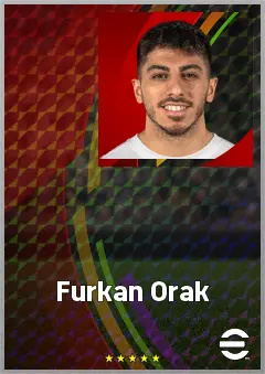 Furkan Orak eFootball 2026 player card, 66 OVR RB